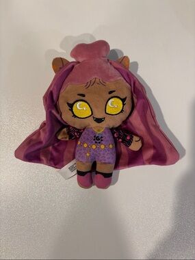 monster high pink and purple plush character